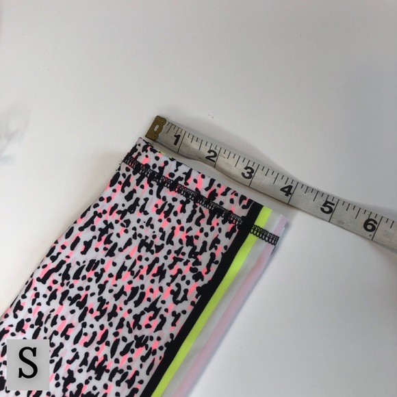 DKNY Sport Neon Pink & Yellow Patterned Leggings, Multiple Sizes, NWT! - Picture 11 of 15